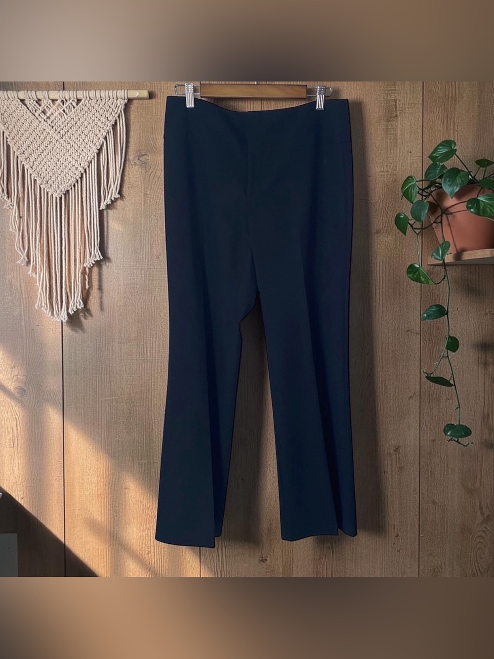 INC International Concepts Women’s Black Flare Leg Dress Pants Size 8 Work